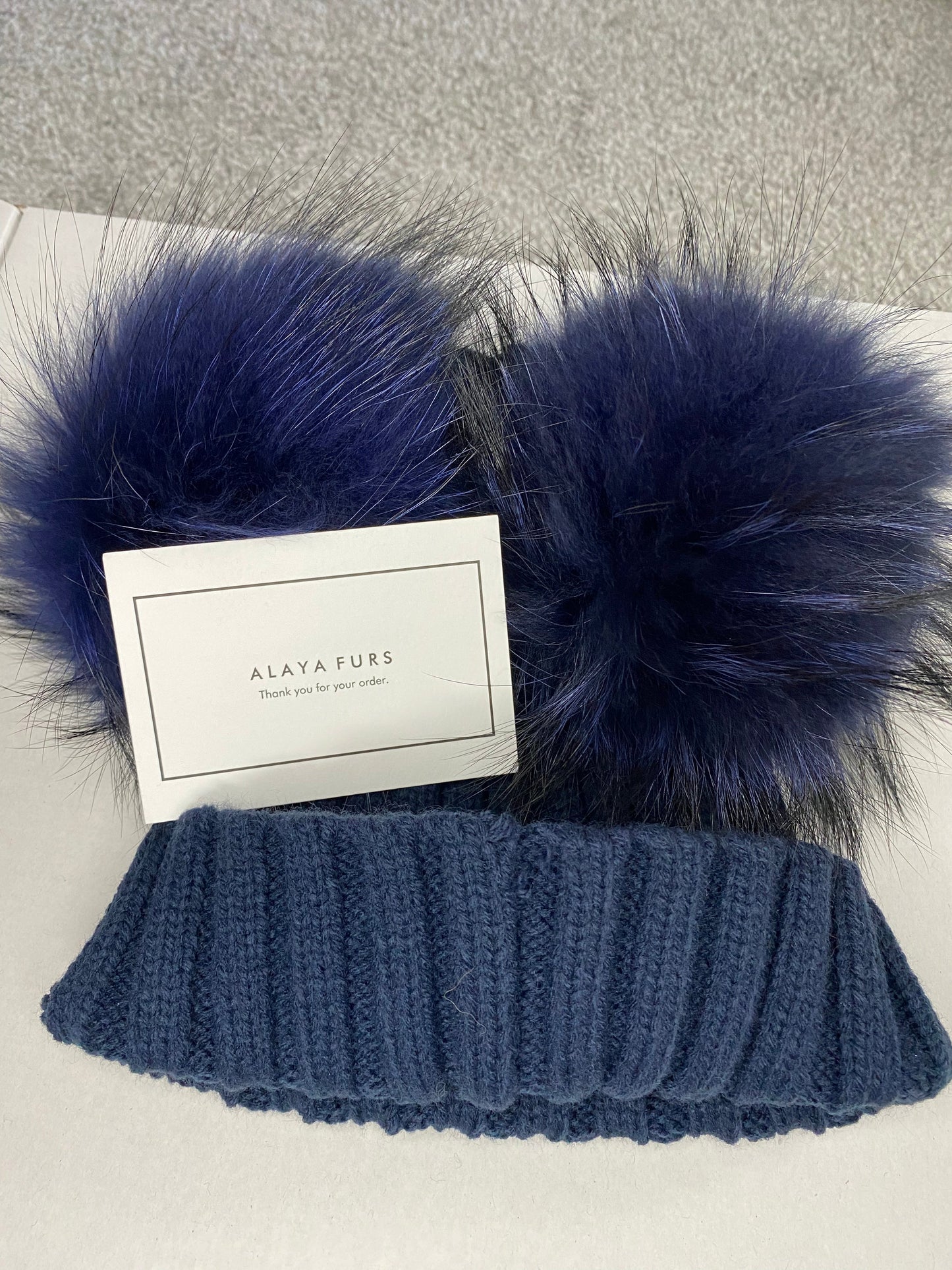 Fur Bobble Hats