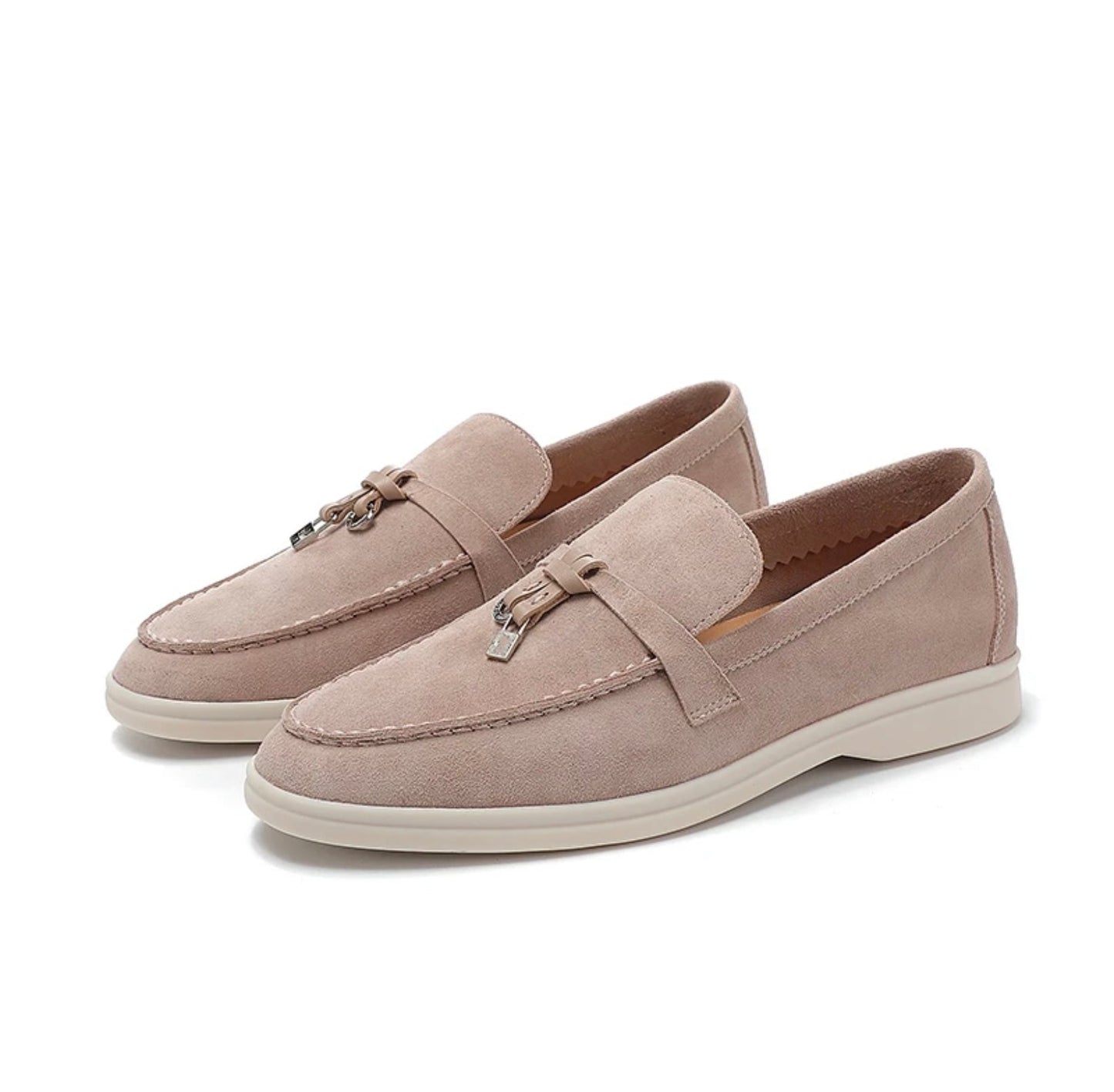 Suede Leather Slip Ons