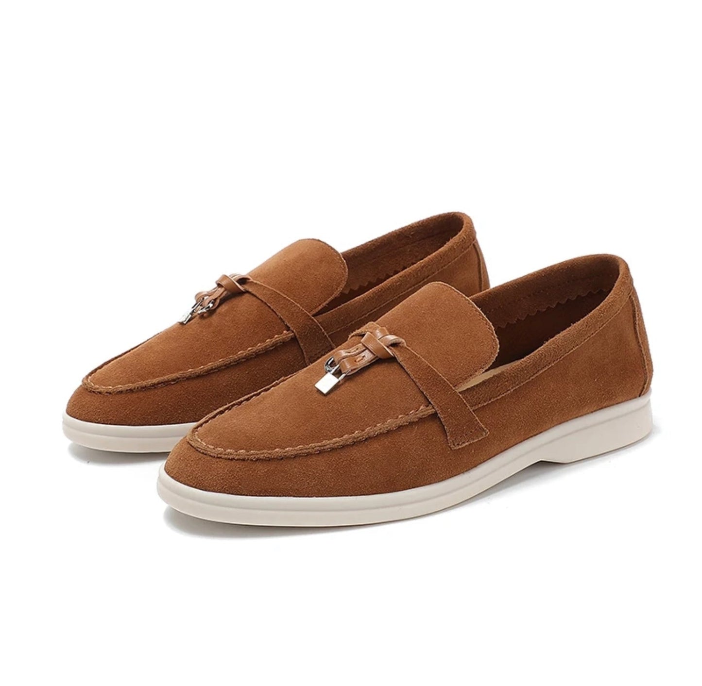 Suede Leather Slip Ons