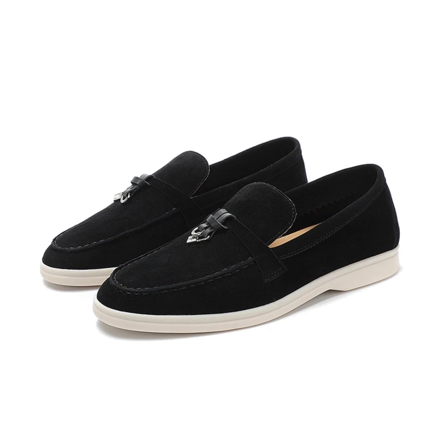 Suede Leather Slip Ons