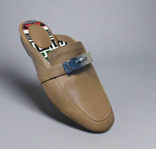 Leather Lock Loafers