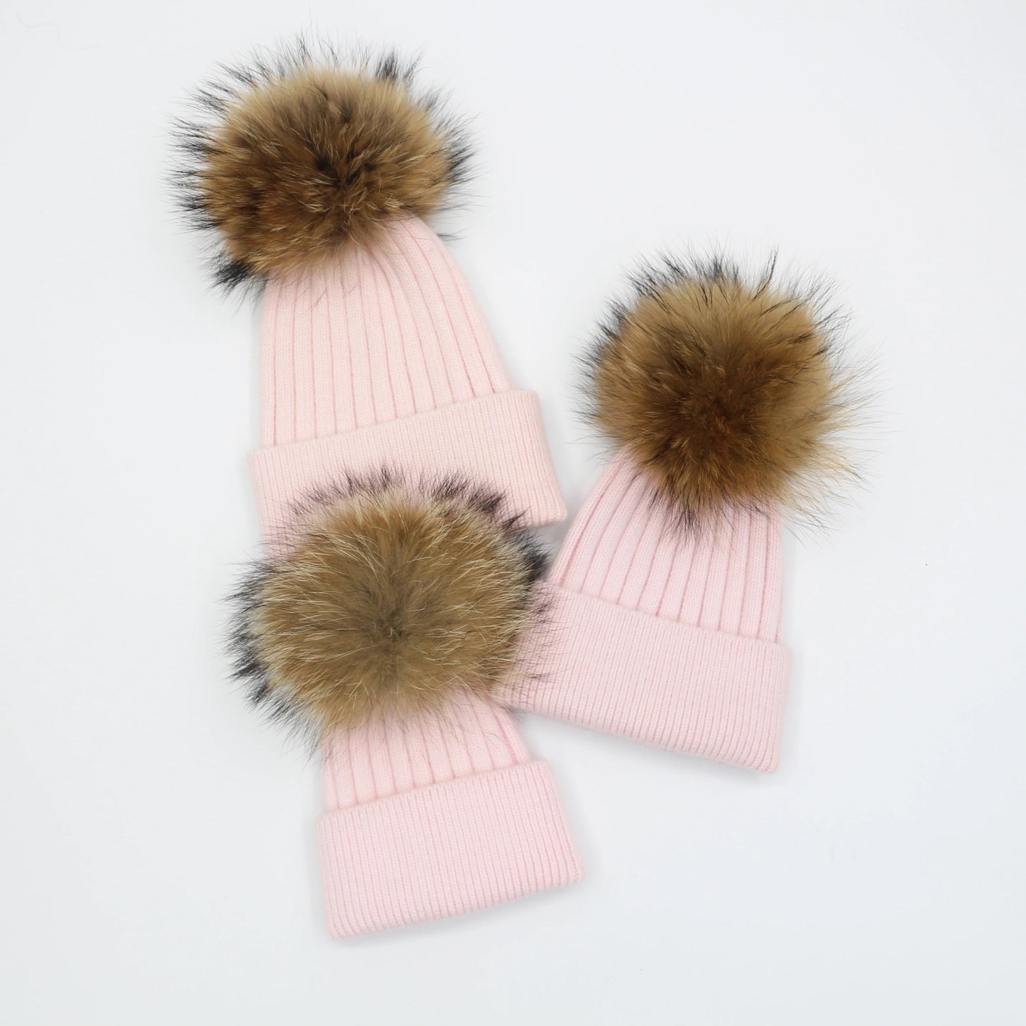 Fur Bobble Hats