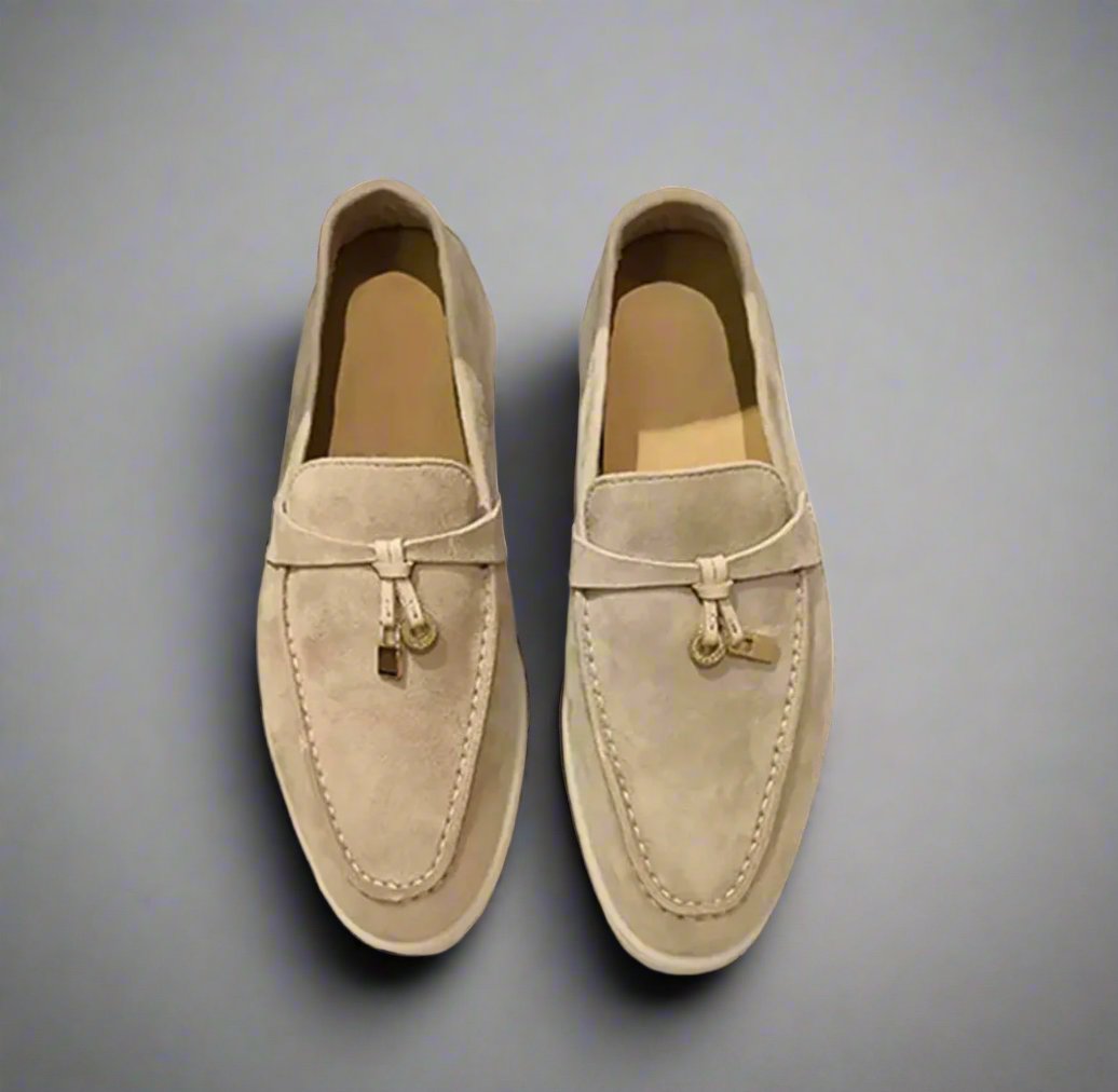 Suede Leather Slip Ons