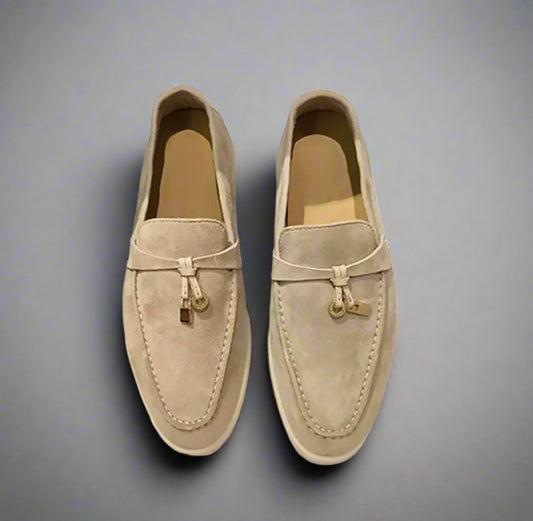 Suede Leather Slip Ons