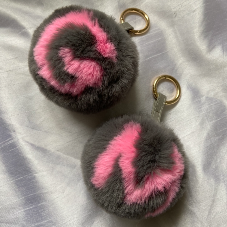 Initial Fur Keyring