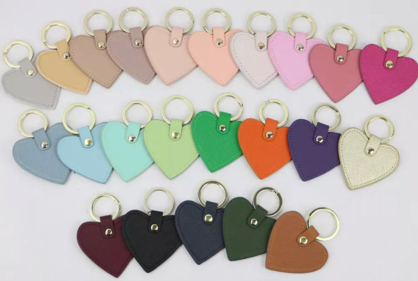 Personalised Leather Keyring