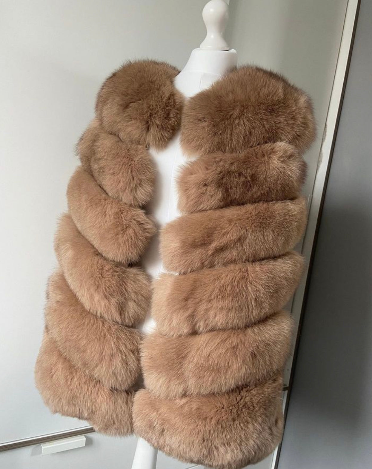 6 Row Fox Fur Gilet