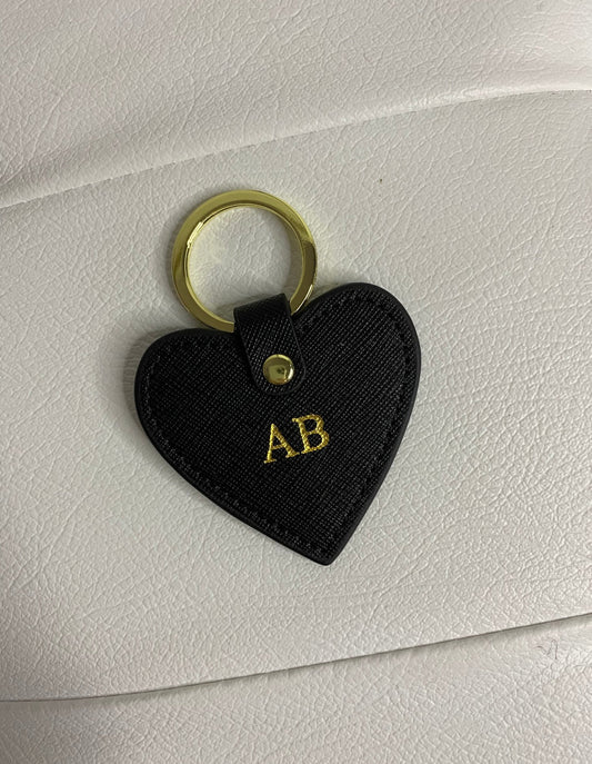 Personalised Leather Keyring