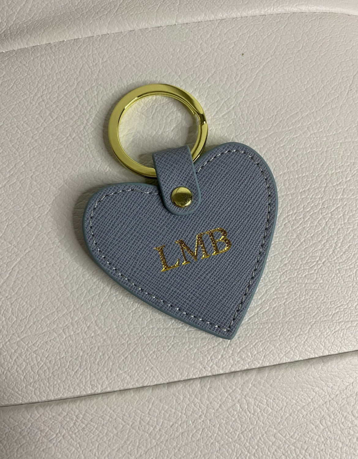 Personalised Leather Keyring