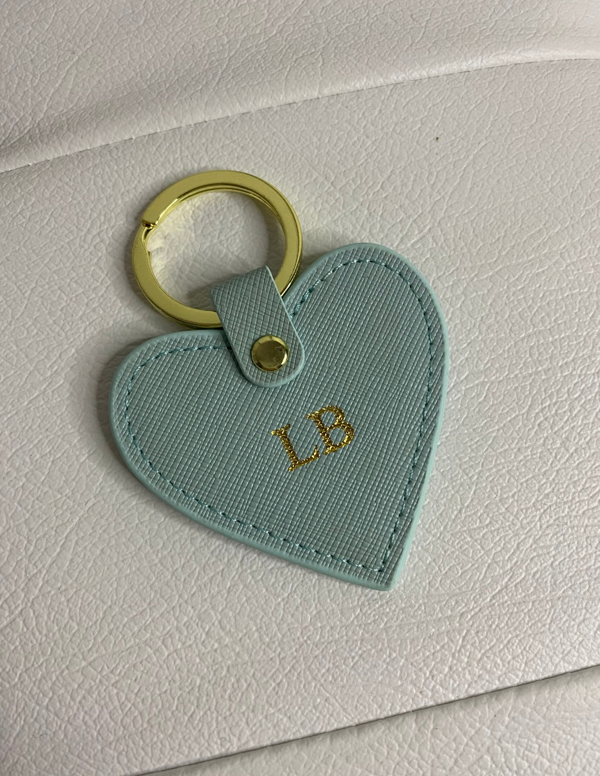 Personalised Leather Keyring