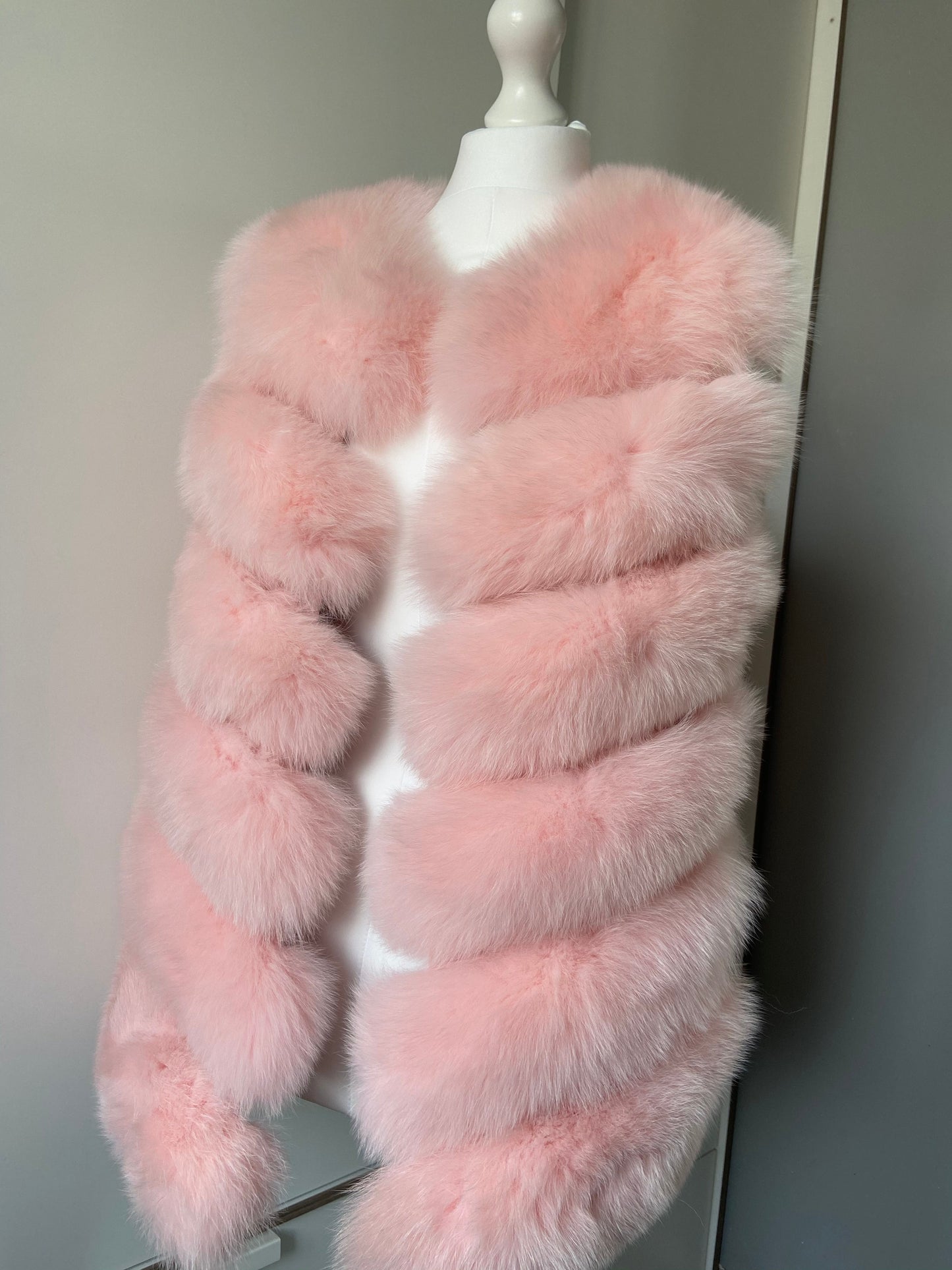 6 Row Fox Fur Gilet